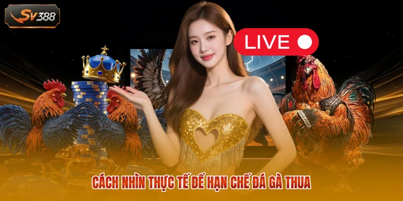 Cách nhìn thực tế để hạn chế đá gà thua