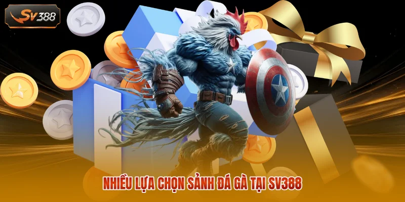 Nhiều lựa chọn sảnh đá gà tại SV388